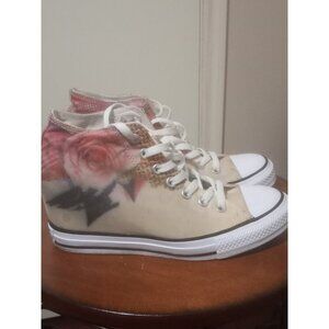 Converse CT All Star Lux Mid Rose Women’s Size 9.5 Hidden Wedge Custom 554454C